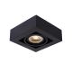 Lucide 09120/12/30 - LED Zatemnitveni reflektor ZEFIX 1xGU10/12W/230V črn