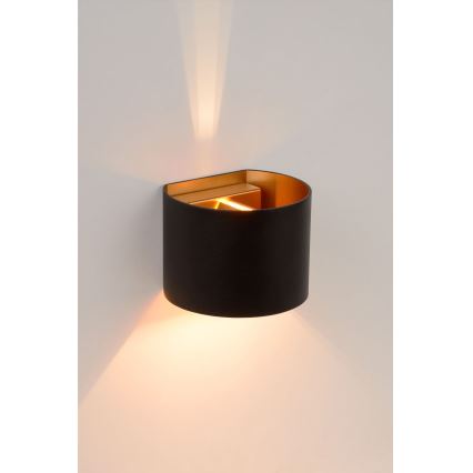 Lucide 09218/04/30 - LED Zatemnitvena stenska svetilka XIO 1xG9/4W/230V črna