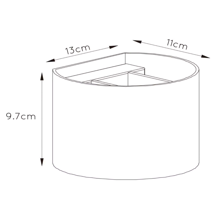 Lucide 09218/04/30 - LED Zatemnitvena stenska svetilka XIO 1xG9/4W/230V črna