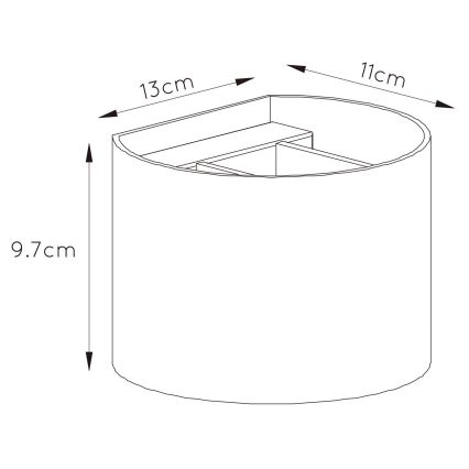 Lucide 09218/04/97 - LED Zatemnitvena stenska svetilka XIO 1xG9/4W/230V rjava