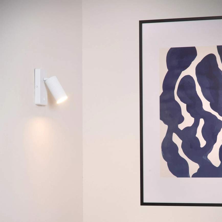 Lucide 09239/11/31 - Stensko točkovno svetilo CLUBS 1xGU10/40W/230V belo