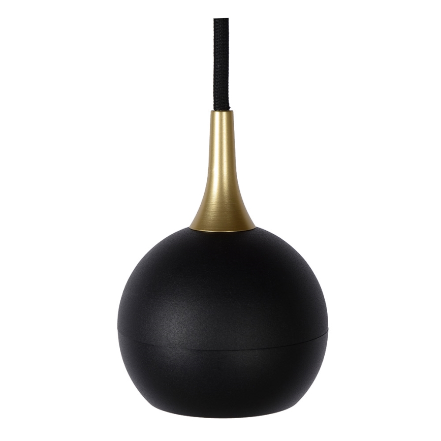 Lucide 09434/01/30 - Lestenec na vrvici FAVORI 1xGU10/5W/230V črn