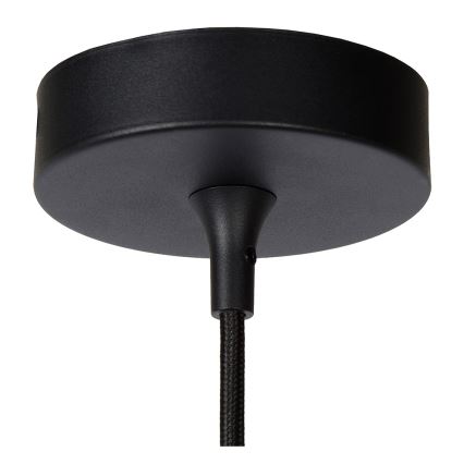 Lucide 09434/01/30 - Lestenec na vrvici FAVORI 1xGU10/5W/230V črn