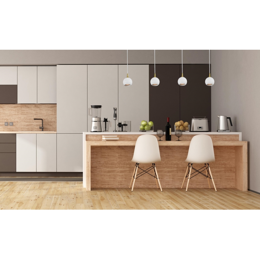 Lucide 09434/04/31 - Lestenec na vrvici FAVORI 4xGU10/5W/230V bel