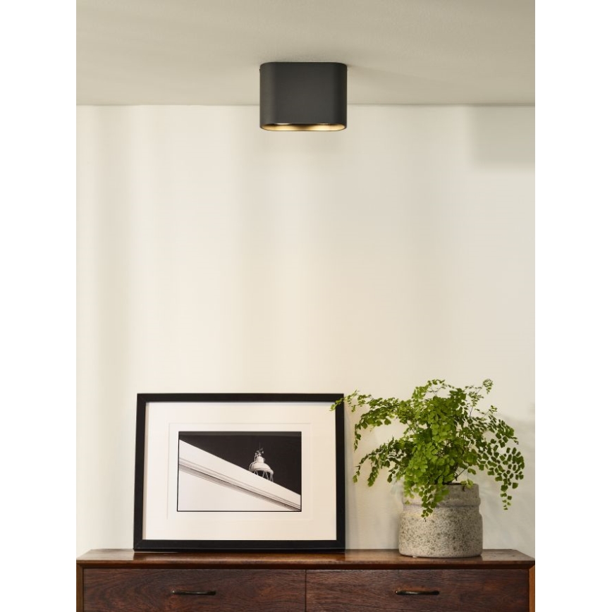 Lucide 09914/10/36 - LED Reflektor BENTOO 2xGU10/5W/230V siv