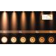 Lucide 09921/12/30 - LED Zatemnitveni reflektor FEDLER 1xGU10/12W/230V 2200-3000K CRI95 črna