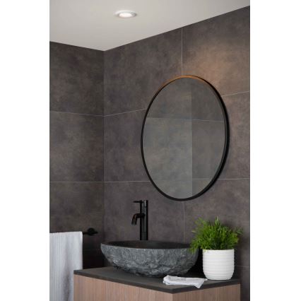 Lucide 09923/01/31 - Kopalniška vgradna svetilka ZIVA 1xGU10/50W/230V IP44 bela