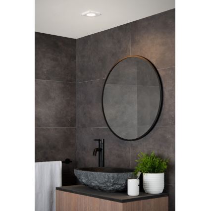 Lucide 09924/01/31 - Kopalniška vgradna svetilka ZIVA 1xGU10/50W/230V IP44 bela