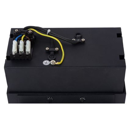 Lucide 09925/02/30 - Vgradna svetilka TRIMLESS 2xGU10/50W/230V črna