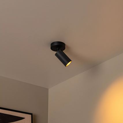 Lucide 09939/01/30 - Stensko reflektorsko svetilo CLUBS 1xGU10/40W/230V črna