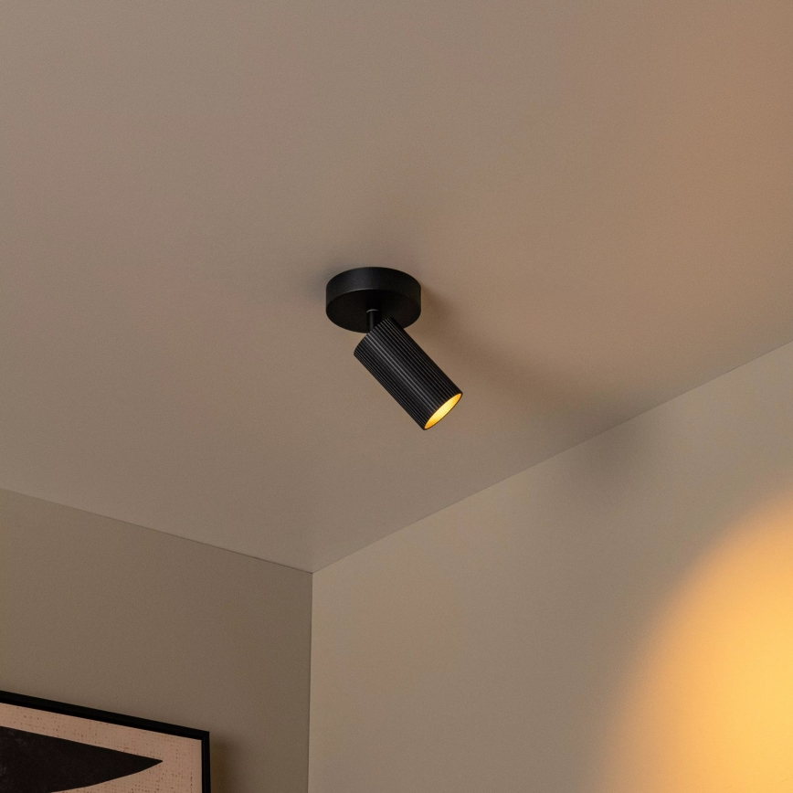 Lucide 09939/01/30 - Stensko reflektorsko svetilo CLUBS 1xGU10/40W/230V črna