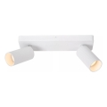 Lucide 09939/02/31 - Točkovno svetilo CLUBS 2xGU10/40W/230V bela