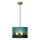 Lucide 10409/01/33 - Lestenec na vrvici EXTRAVAGANZA TUSSE 1xE27/60W/230V zelena