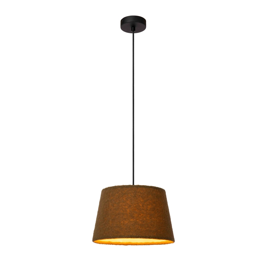 Lucide 10416/01/33 - Lestenec na vrvici WOOLLY 1xE27/60W/230V zelena