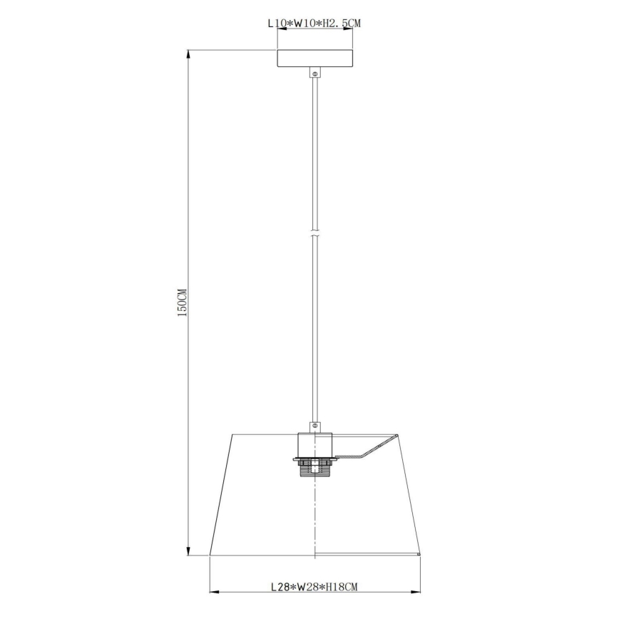Lucide 10416/01/33 - Lestenec na vrvici WOOLLY 1xE27/60W/230V zelena