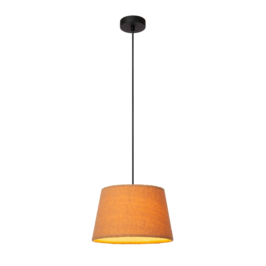 Lucide 10416/01/44 - Lestenec na vrvici WOOLLY 1xE27/60W/230V oranžna