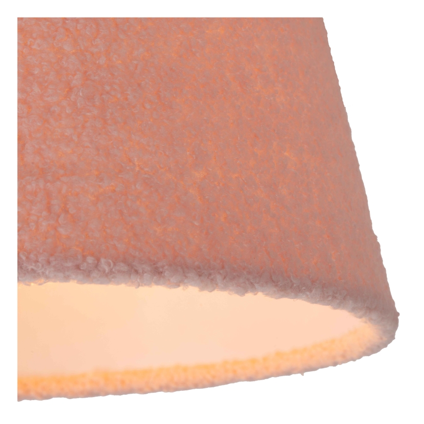Lucide 10416/01/66 - Lestenec na vrvici WOOLLY 1xE27/60W/230V roza