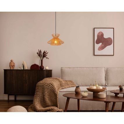 Lucide 10420/32/72 - Lestenec na vrvici TASMAN 1xE27/60W/230V bež