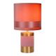 Lucide 10500/81/66 - Namizna svetilka EXTRAVAGANZA FRIZZLE 1xE14/40W/230V roza