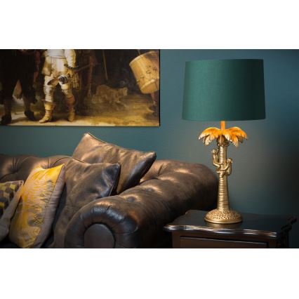 Lucide 10505/81/02 - Namizna svetilka COCONUT 1xE27/60W/230V zlata/zelena