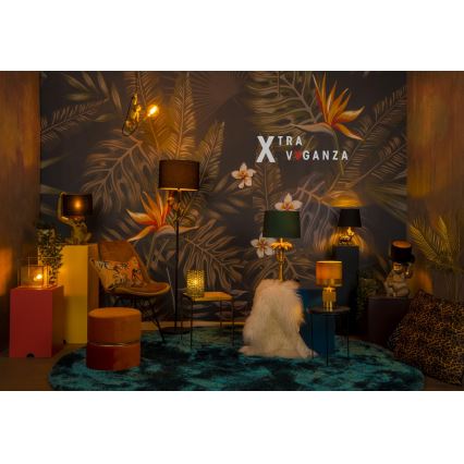 Lucide 10505/81/02 - Namizna svetilka COCONUT 1xE27/60W/230V zlata/zelena