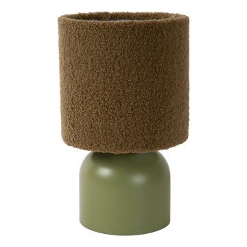 Lucide 10516/01/33 - Namizna svetilka WOOLLY 1xE14/40W/230V zelena