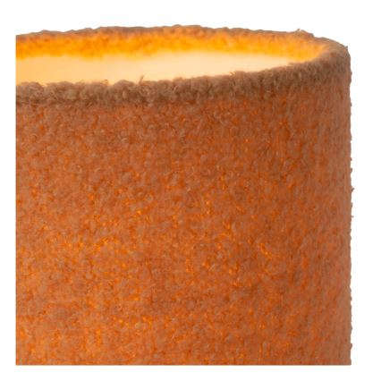 Lucide 10516/01/44 - Namizna svetilka WOOLLY 1xE14/40W/230V oranžna