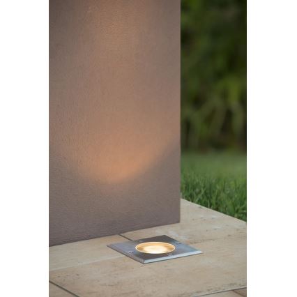 Lucide 11800/01/12 - Zunanja vgradna svetilka BILTIN 1xGU10/35W/230V IP67