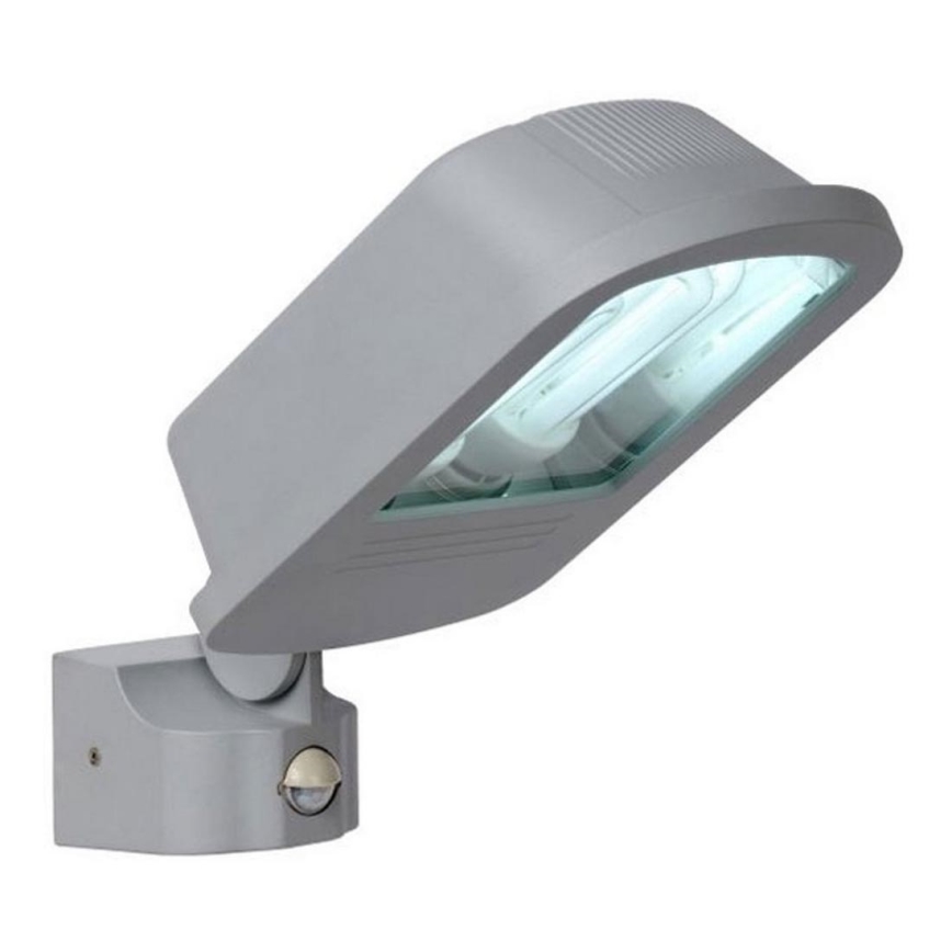 Lucide 11804/72/36 - Zunanja svetilka s senzorjem FLOODLIGHT 2xE27/23W/230V IP44