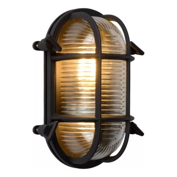 Lucide 11891/20/30 - Zunanja stenska svetilka DUDLEY 1xE27/40W/230V IP65 črna