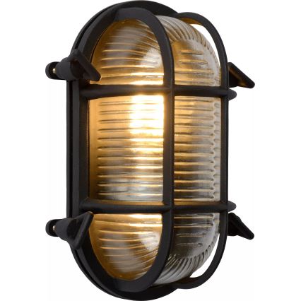Lucide 11891/20/30 - Zunanja stenska svetilka DUDLEY 1xE27/40W/230V IP65 črna