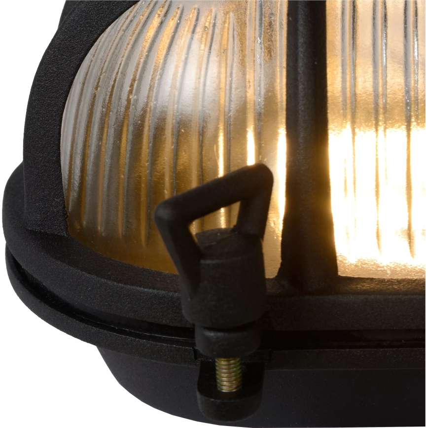 Lucide 11891/20/30 - Zunanja stenska svetilka DUDLEY 1xE27/40W/230V IP65 črna