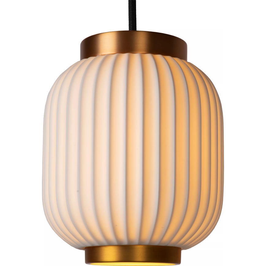 Lucide 13435/03/31 - Lestenec na vrvici GOSSE 3xE27/40W/230V porcelan