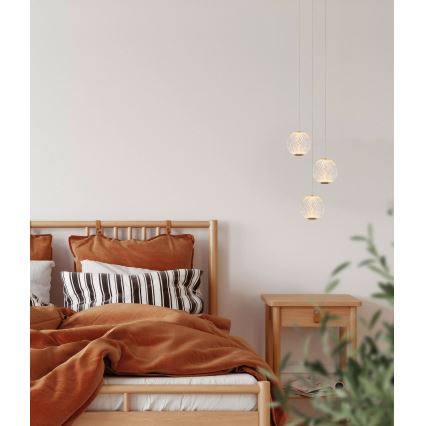 Lucide 13499/13/60 - LED Zatemnitveni lestenec na vrvici CINTRA 3xLED/4,7W/230V zlata