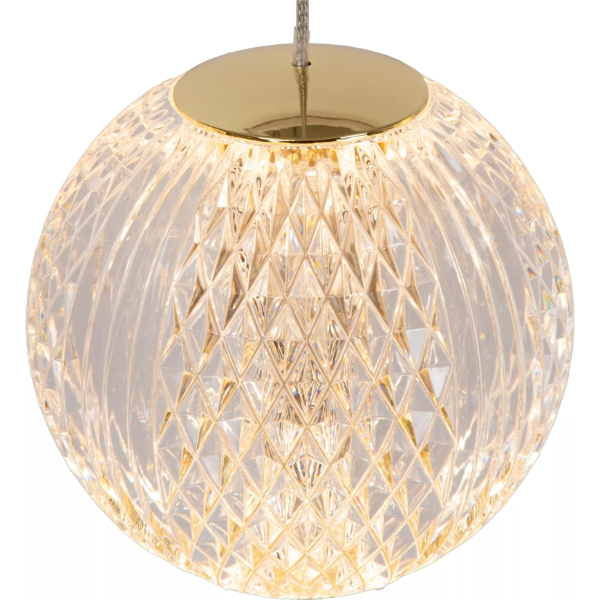Lucide 13499/13/60 - LED Zatemnitveni lestenec na vrvici CINTRA 3xLED/4,7W/230V zlata