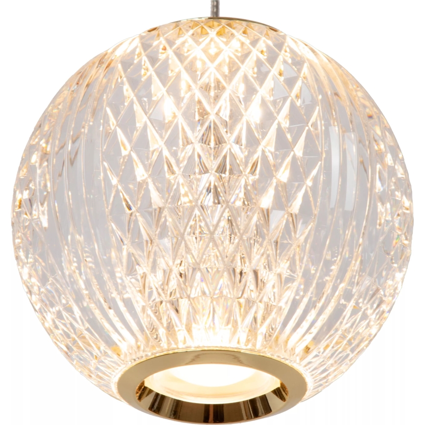 Lucide 13499/13/60 - LED Zatemnitveni lestenec na vrvici CINTRA 3xLED/4,7W/230V zlata