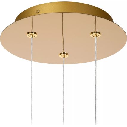 Lucide 13499/13/60 - LED Zatemnitveni lestenec na vrvici CINTRA 3xLED/4,7W/230V zlata