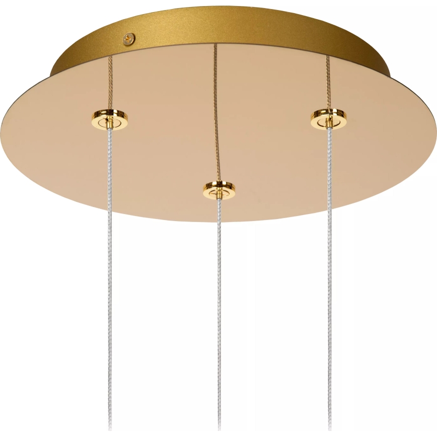Lucide 13499/13/60 - LED Zatemnitveni lestenec na vrvici CINTRA 3xLED/4,7W/230V zlata