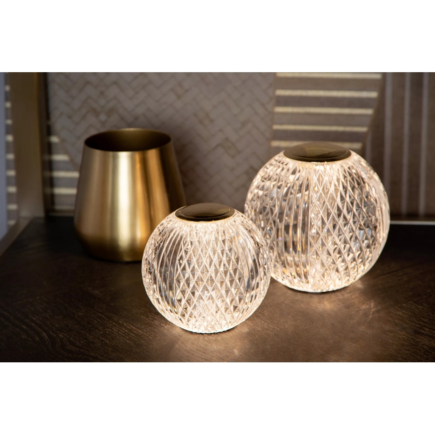 Lucide 13599/01/60 - LED zatemnjevalna polnilna namizna svetilka na dotik CINTRA LED/1,5W/3,7V 1400 mAh