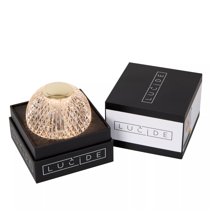 Lucide 13599/01/60 - LED zatemnjevalna polnilna namizna svetilka na dotik CINTRA LED/1,5W/3,7V 1400 mAh