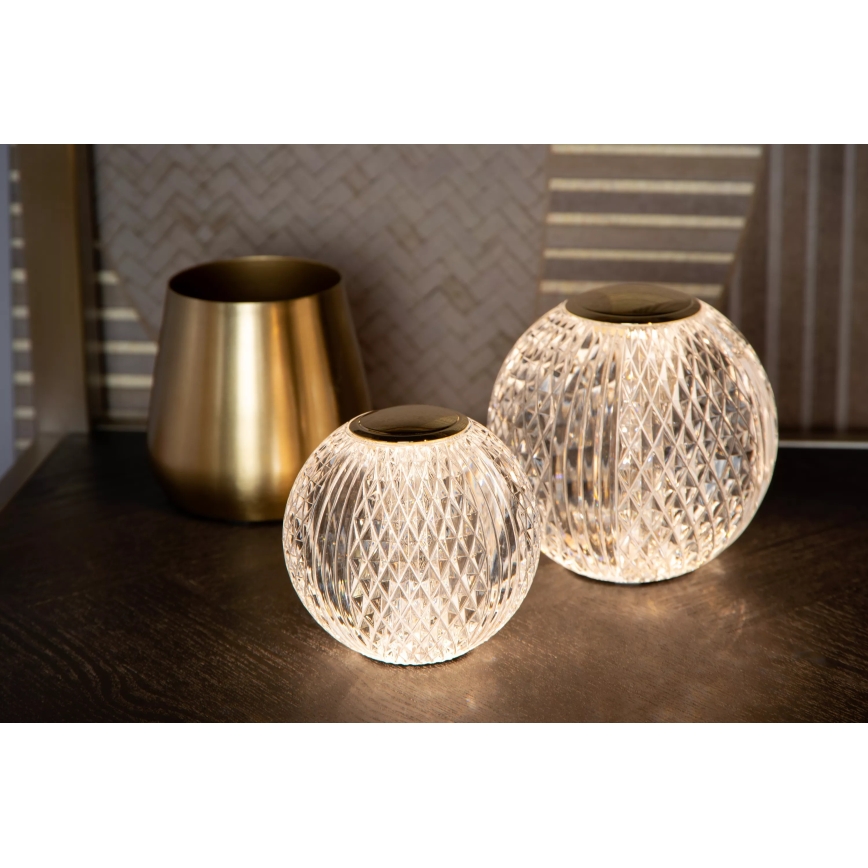 Lucide 13599/02/60 - LED z nastavljivo svetlostjo polnilna namizna svetilka na dotik CINTRA LED/2W/3,7V 4000 mAh