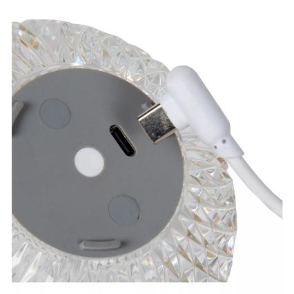 Lucide 13599/02/60 - LED z nastavljivo svetlostjo polnilna namizna svetilka na dotik CINTRA LED/2W/3,7V 4000 mAh