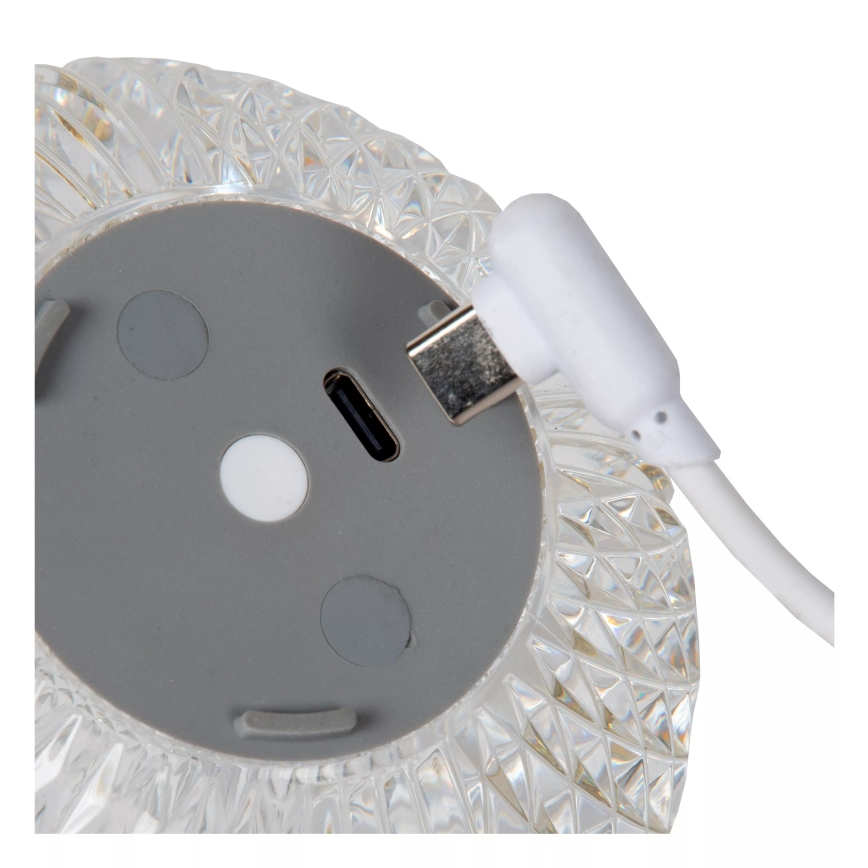 Lucide 13599/02/60 - LED z nastavljivo svetlostjo polnilna namizna svetilka na dotik CINTRA LED/2W/3,7V 4000 mAh