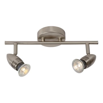 Lucide 13955/10/12 - LED Reflektor CARO-LED 2xGU10/5W/230V mat krom
