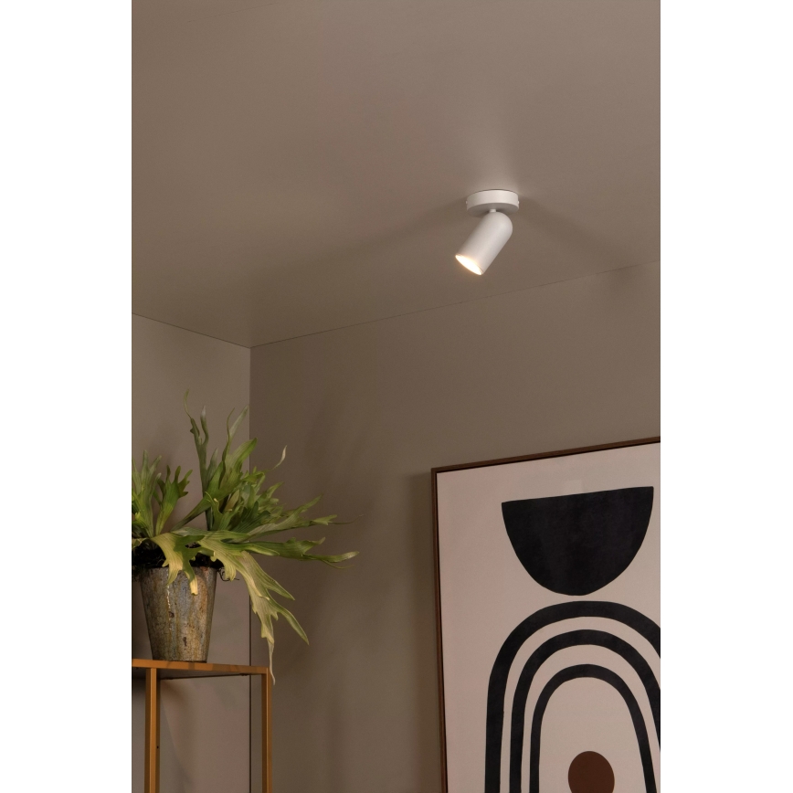 Lucide 13958/01/31 - Stropno točkovno svetilo PUNCH 1xGU10/35W/230V belo