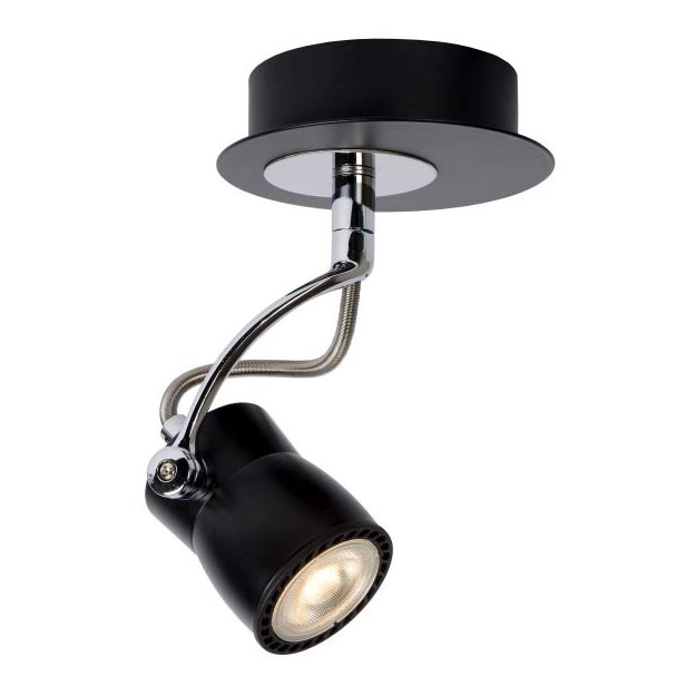 Lucide 16955/05/30 - LED Zatemnitveni reflektor SAMBA 1xGU10/4,5W/230V črna