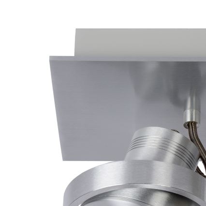 Lucide 17906/11/12 - LED Zatemnitveni reflektor LANDA 2xGU10/5W/230V mat krom