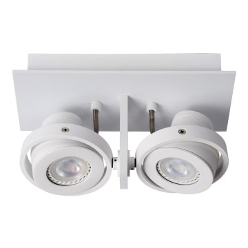 Lucide 17906/11/31 - LED Zatemnitveni reflektor LANDA 2xGU10/5W/230V bela