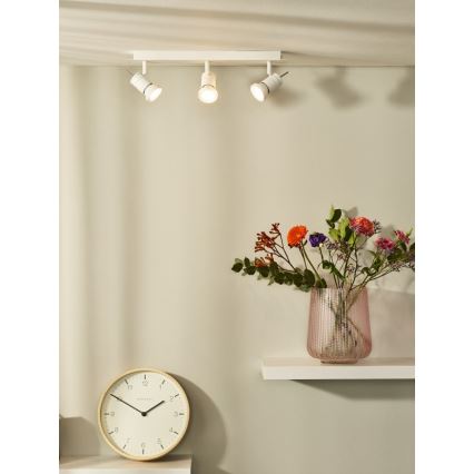 Lucide 17990/15/31 - LED Zatemnitveni reflektor TWINNY 3xGU10/4,5W/230V bel