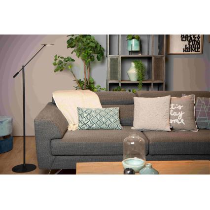 Lucide 19766/09/30 - LED Zatemnitvena talna svetilka ANSELMO LED/9W/230V črna